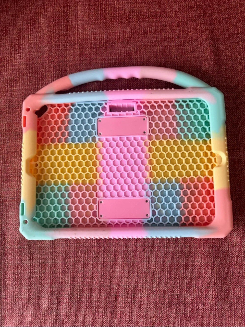 Kids iPad Case with Handle & Stand - Pastel Fits iPad Air/Air2 & 5th/6th Gen